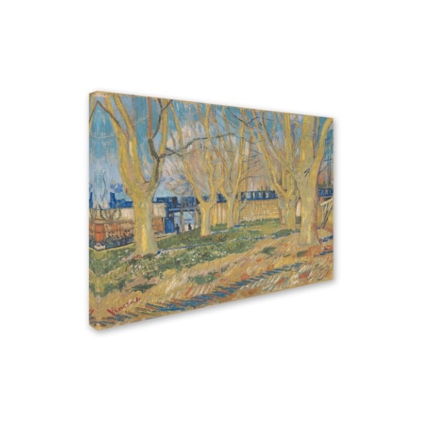 Van Gogh 'The Blue Train' Canvas Art,24x32